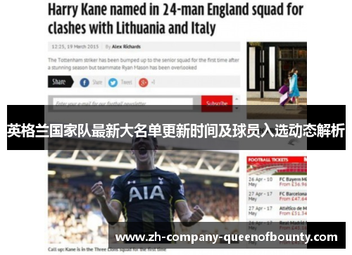英格兰国家队最新大名单更新时间及球员入选动态解析