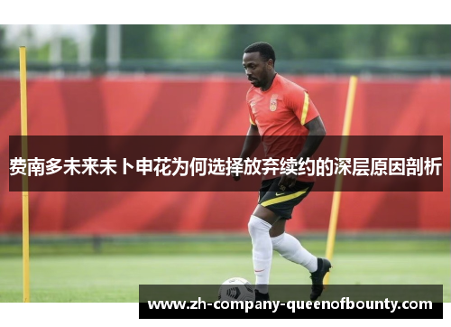 费南多未来未卜申花为何选择放弃续约的深层原因剖析 费南多未来未卜申花为何选择放弃续约的深层原因剖析