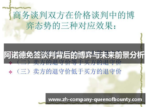 阿诺德免签谈判背后的博弈与未来前景分析